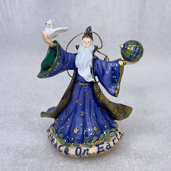 San Francisco Music Box Christmas Ornament CRYSTAL VISIONS MERLIN Holiday - Picture 2 of 11